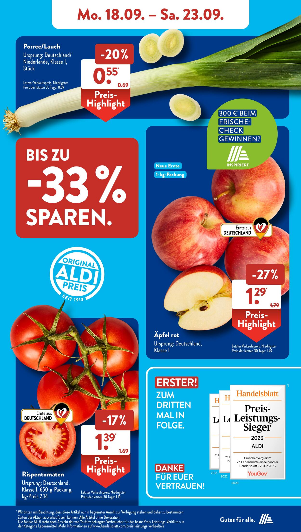 Prospekt ALDI SÜD 18.09.2023 - 23.09.2023