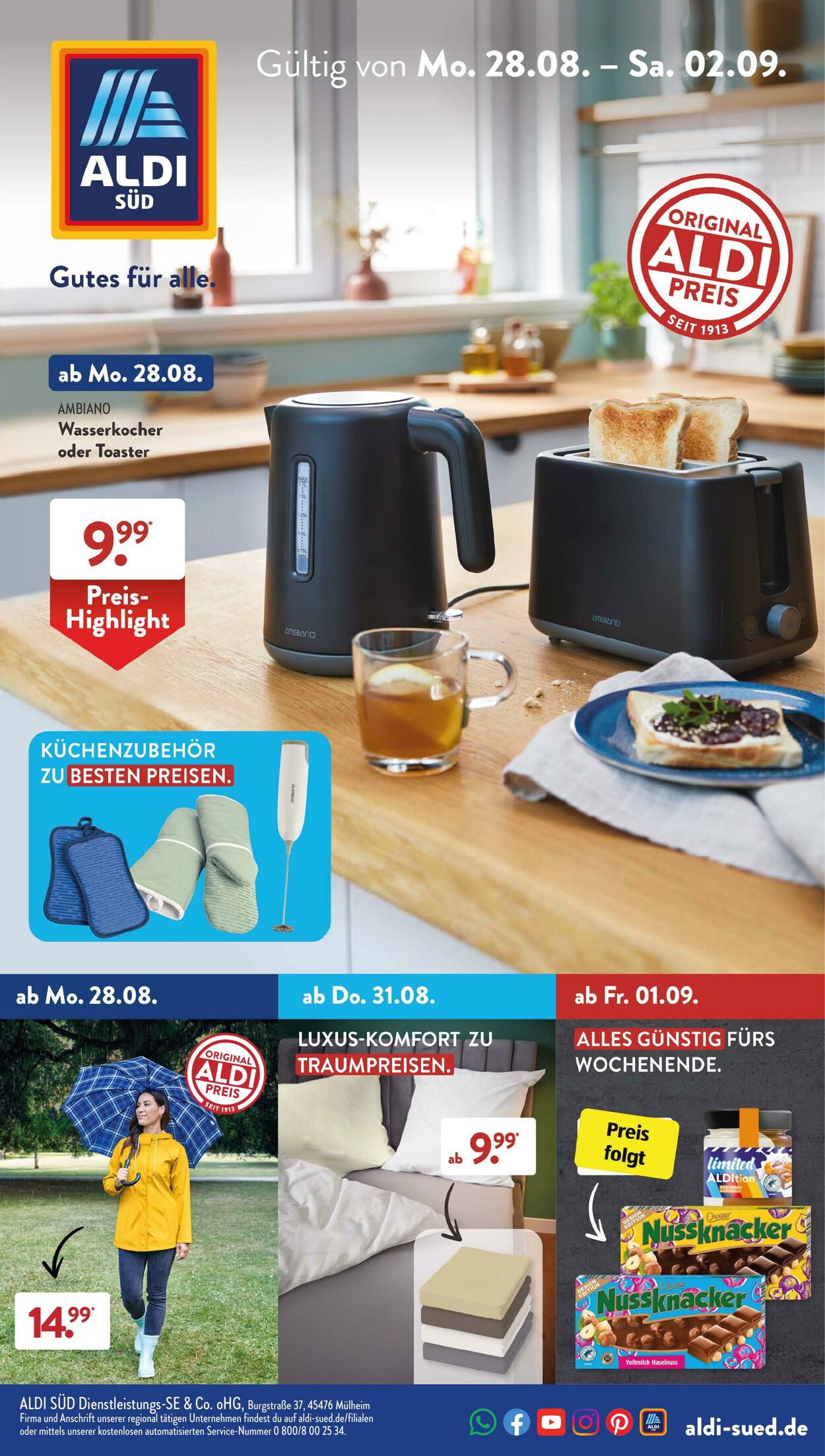 Prospekt ALDI SÜD 28.08.2023 - 02.09.2023