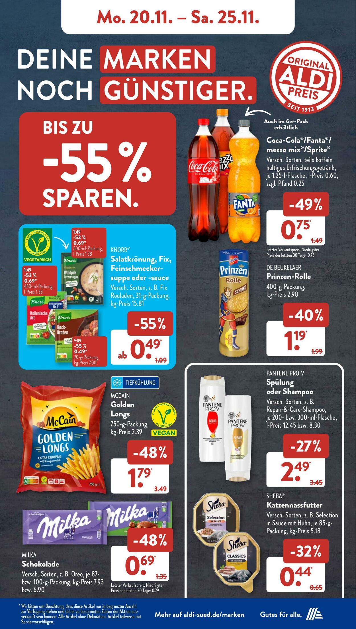 Prospekt ALDI SÜD 20.11.2023 - 25.11.2023