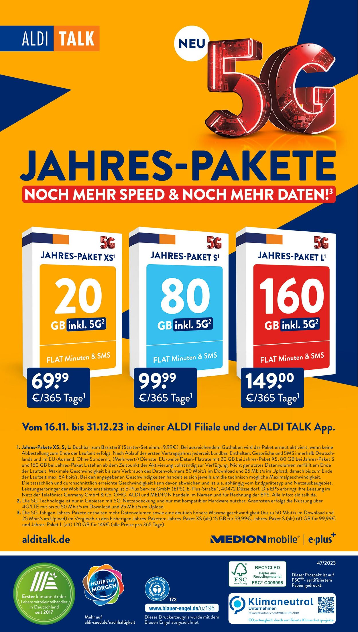 Prospekt ALDI SÜD 20.11.2023 - 25.11.2023