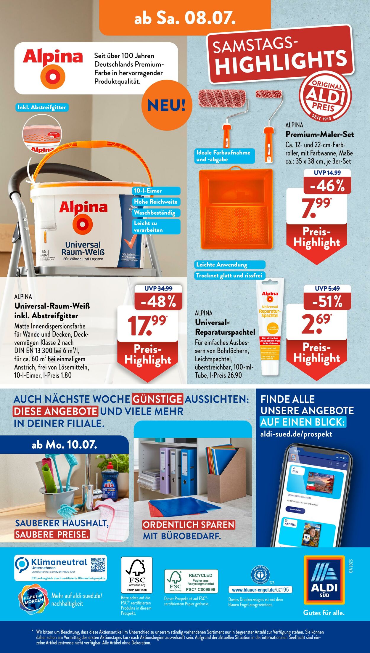 Prospekt ALDI SÜD 03.07.2023 - 08.07.2023