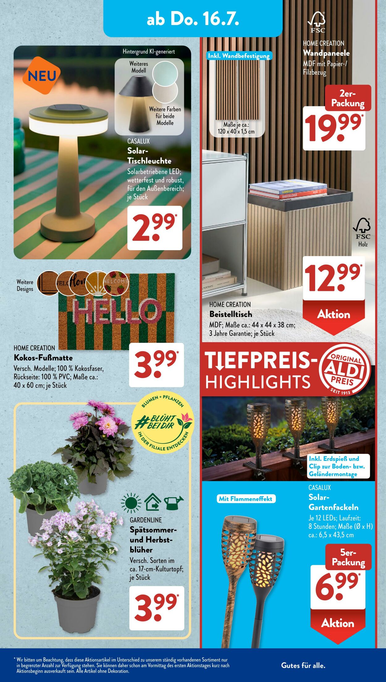 Prospekt ALDI SÜD 16.07.2026 - 24.07.2026