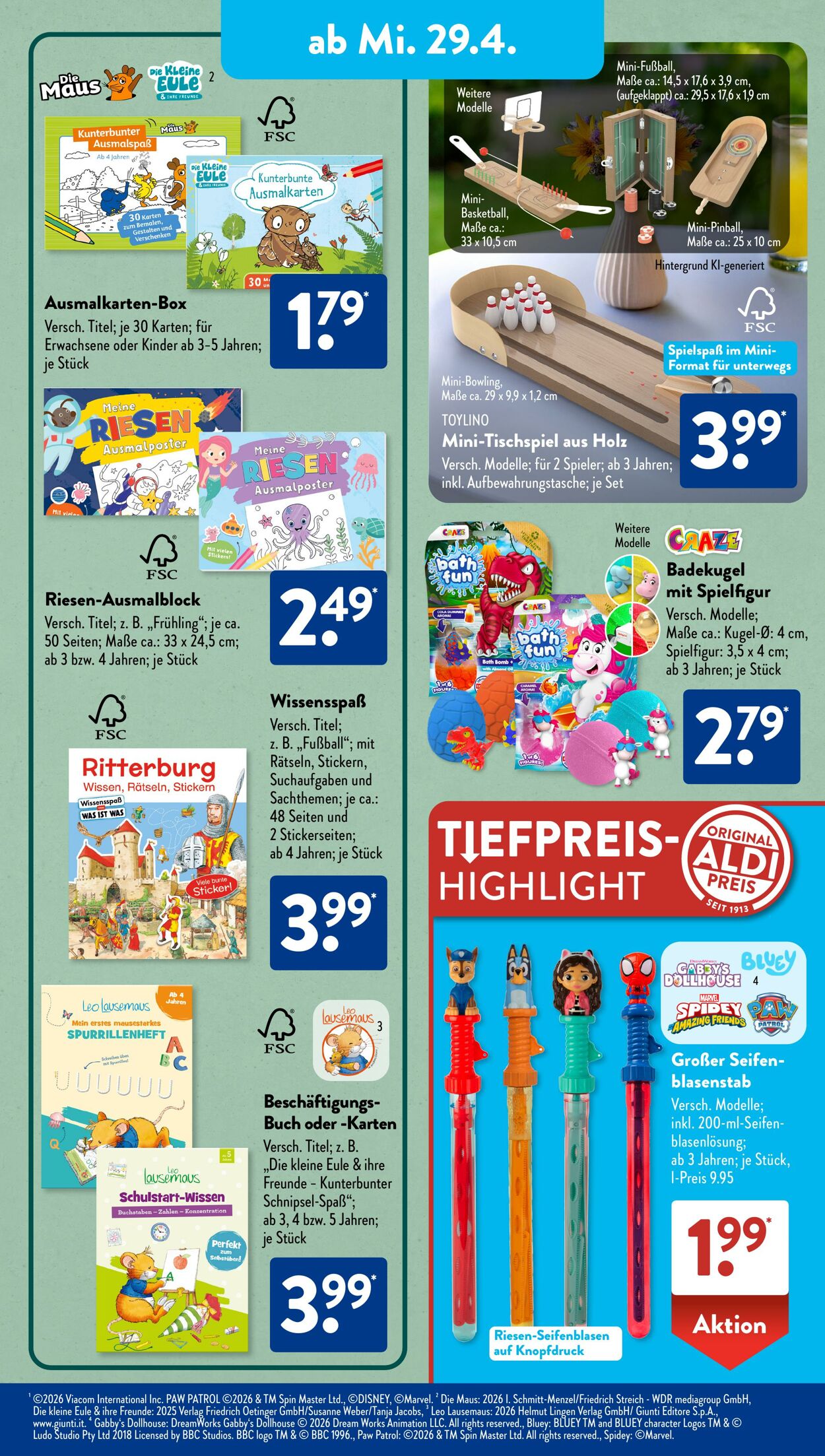 Prospekt ALDI SÜD 21.04.2026 - 29.04.2026