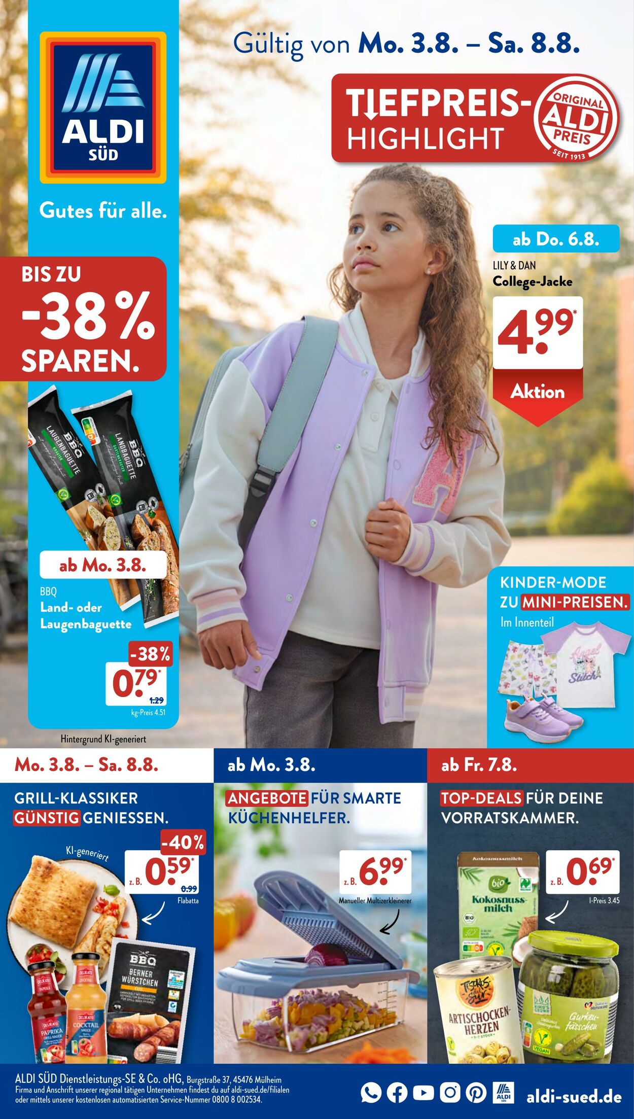 Prospekt ALDI SÜD - ALDI SÜD Prospekt: aktuelle Angebote - Seite 1 26 Jul, 2026 - 3 Aug, 2026