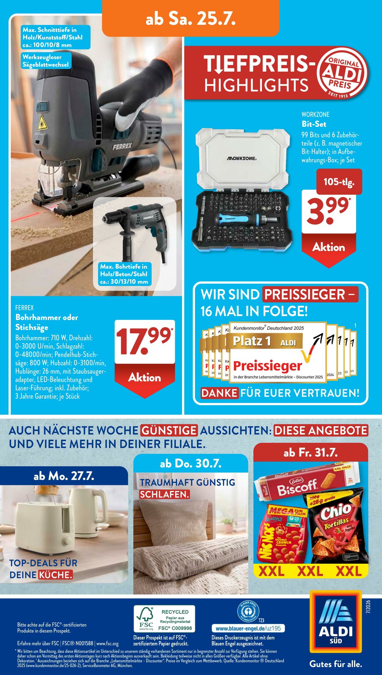 Prospekt ALDI SÜD 14.07.2026 - 22.07.2026