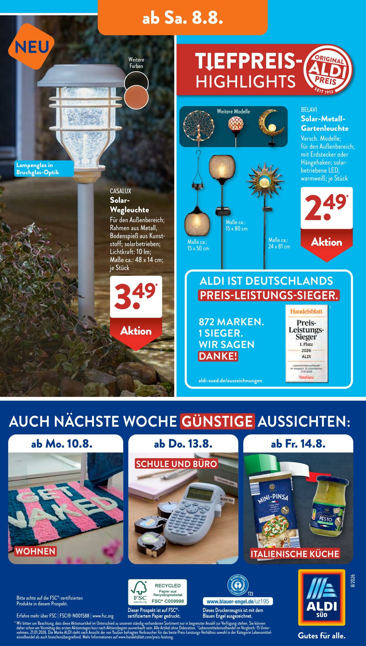 Prospekt ALDI SÜD 27.07.2026 - 04.08.2026
