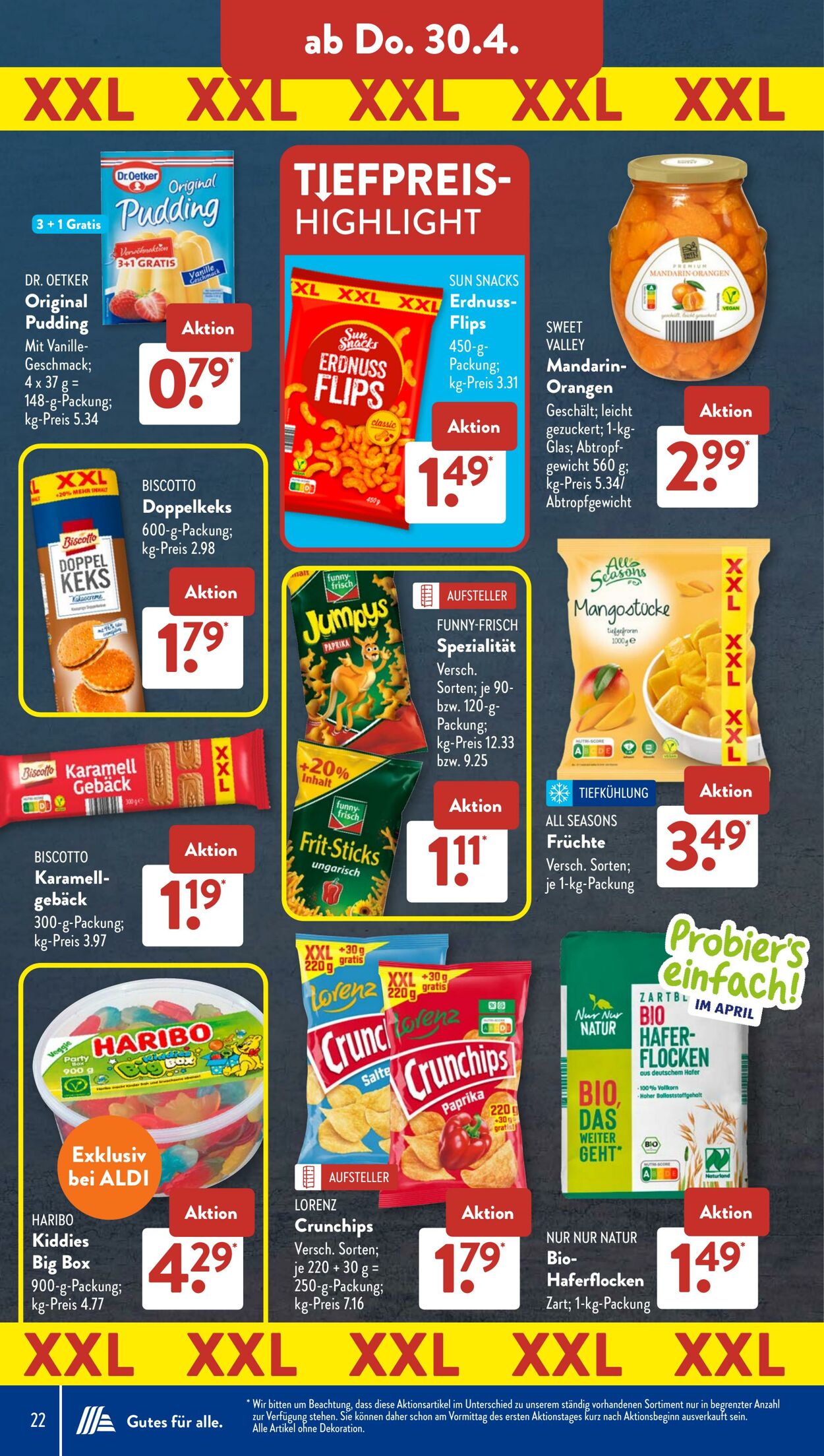 Prospekt ALDI SÜD 22.04.2026 - 30.04.2026