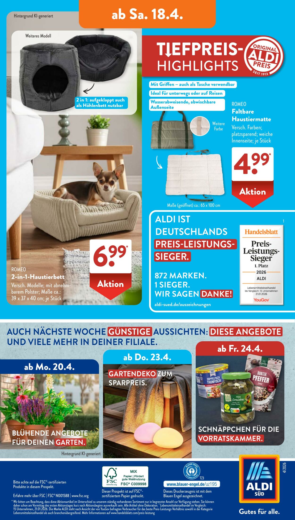 Prospekt ALDI SÜD 13.04.2026 - 21.04.2026