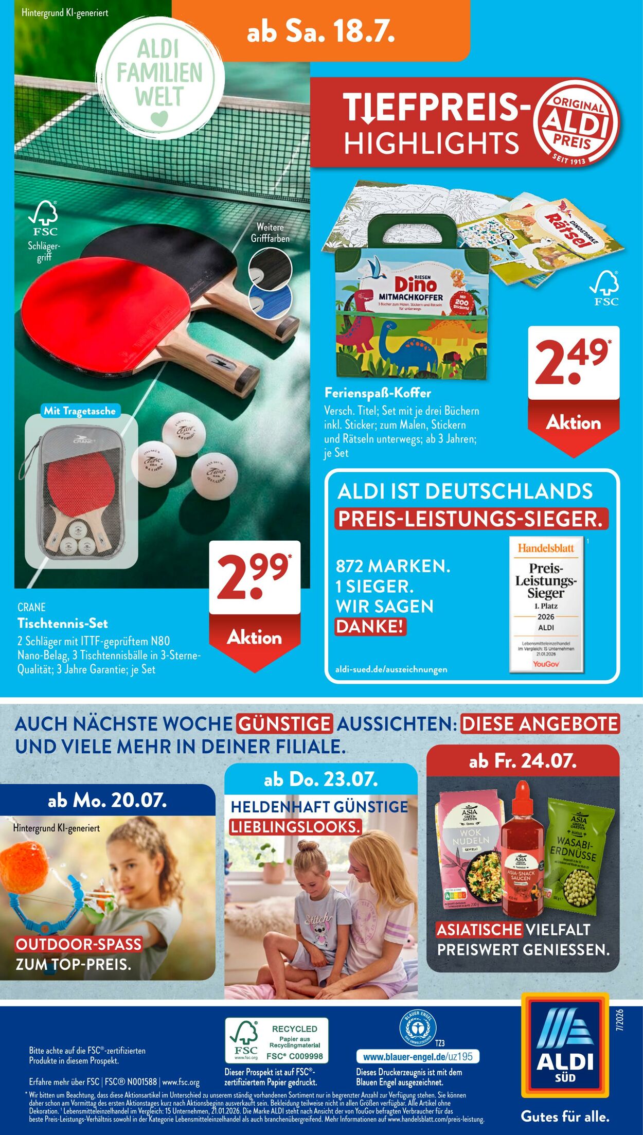 Prospekt ALDI SÜD 01.07.2026 - 09.07.2026