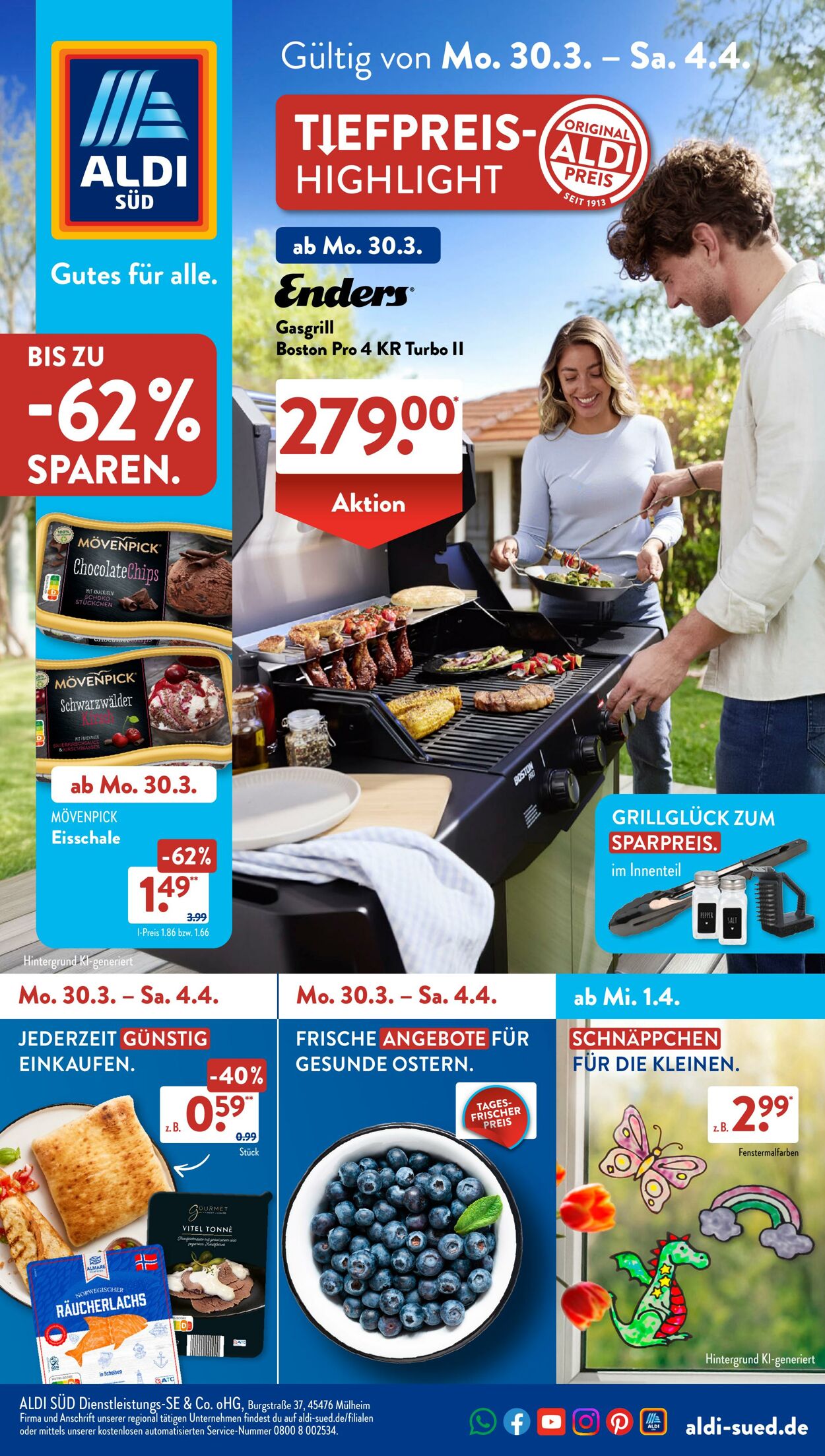 Prospekt ALDI SÜD 22.03.2026 - 30.03.2026