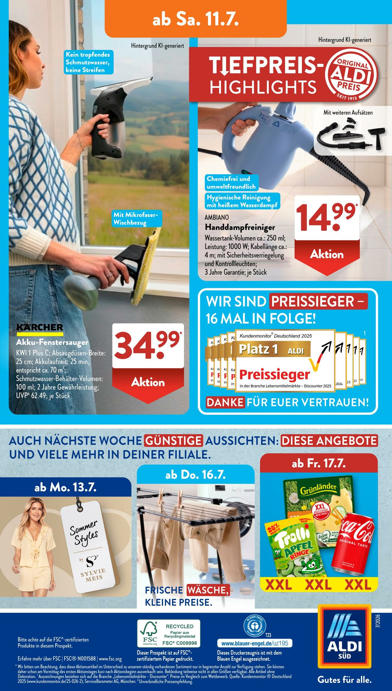Prospekt ALDI SÜD 10.07.2026 - 18.07.2026