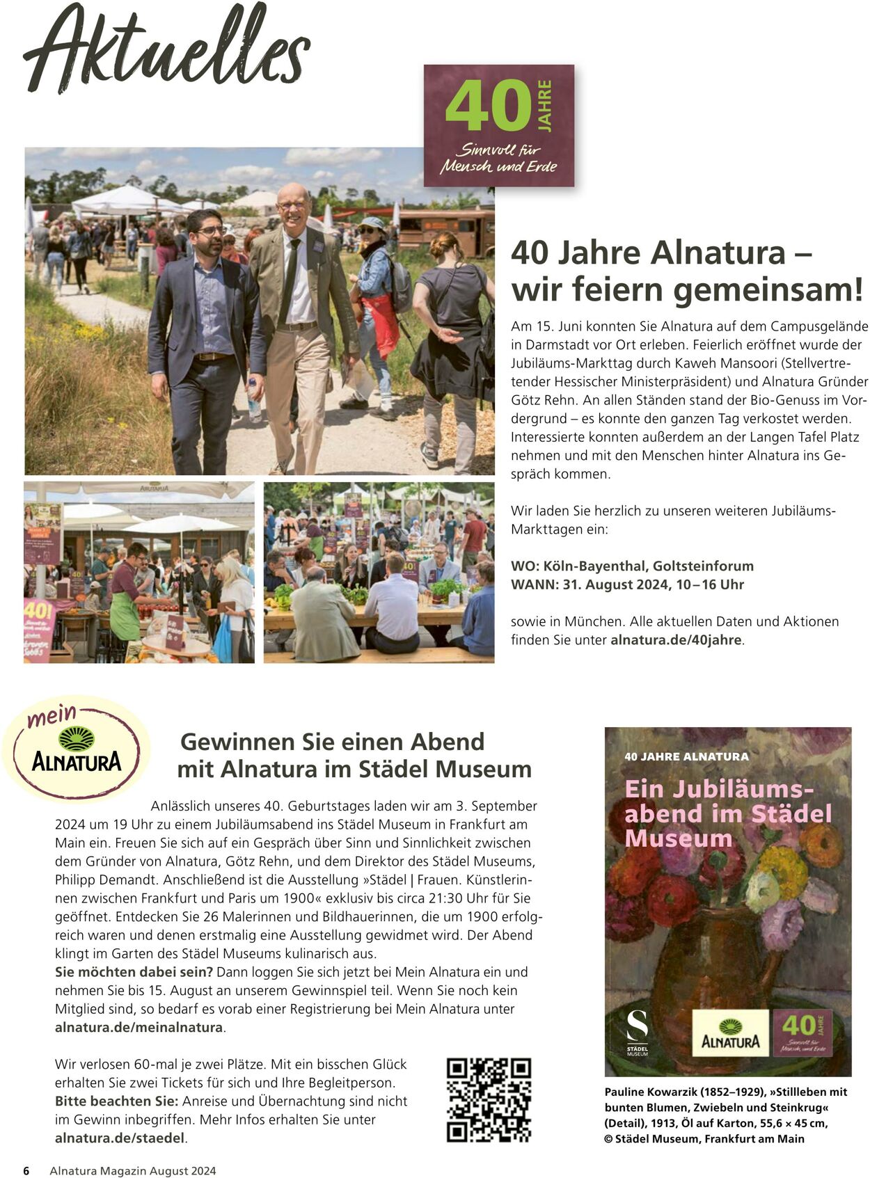 Prospekt Alnatura 01.08.2024 - 31.08.2024