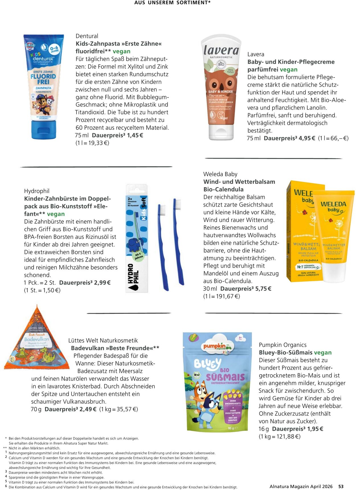 Prospekt Alnatura 01.03.2026 - 31.03.2026
