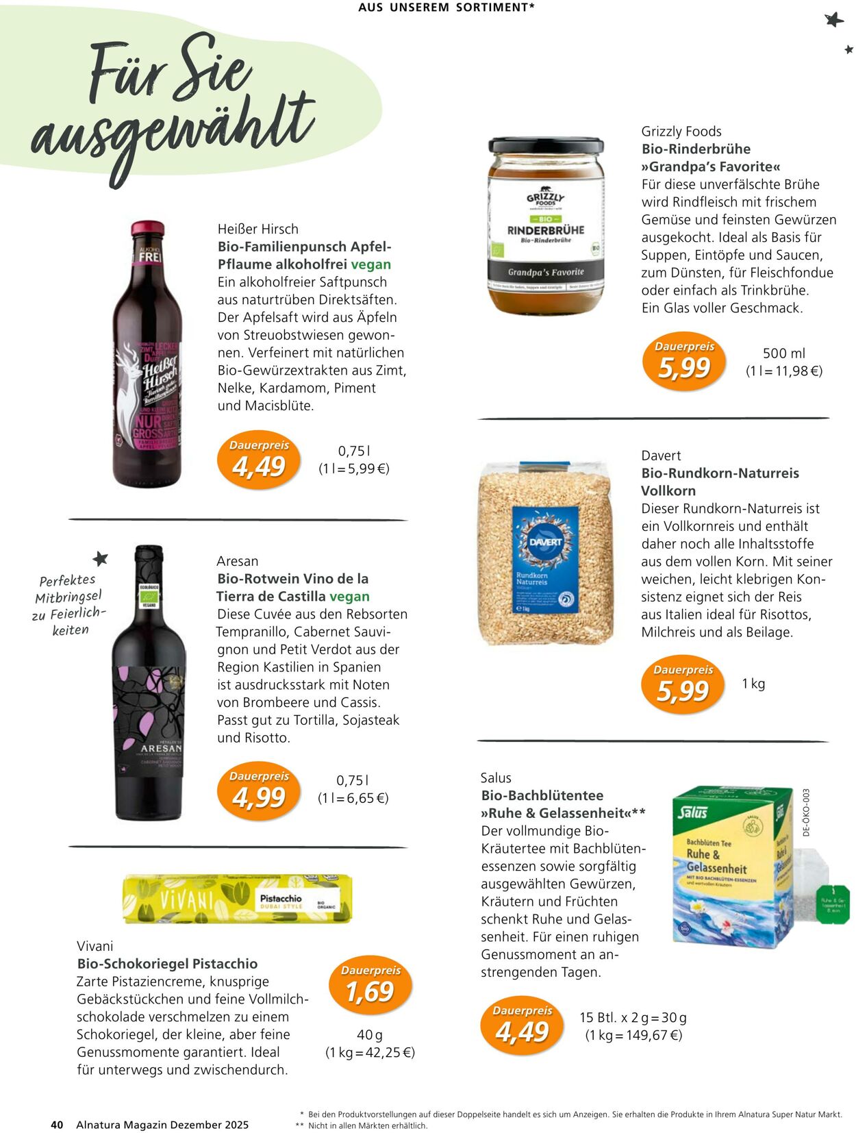 Prospekt Alnatura 01.12.2025 - 31.12.2025