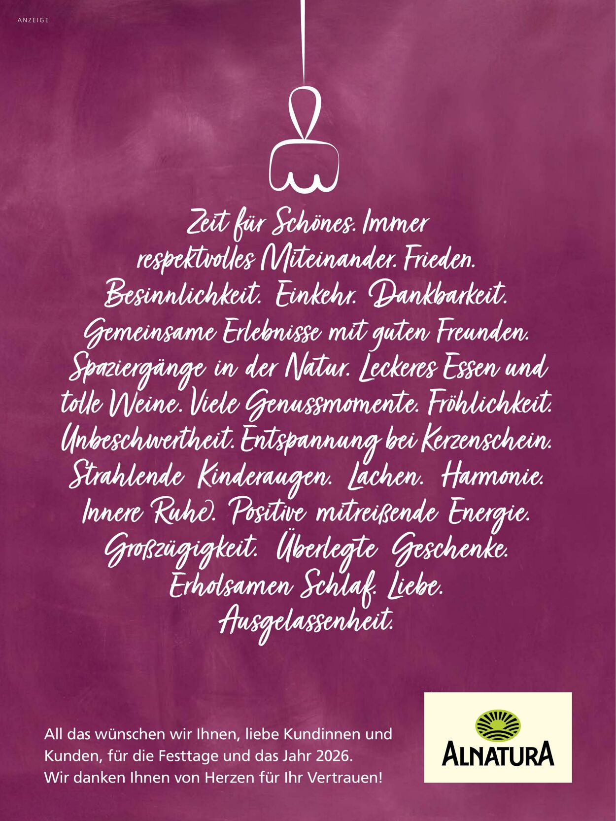 Prospekt Alnatura 01.12.2025 - 31.12.2025