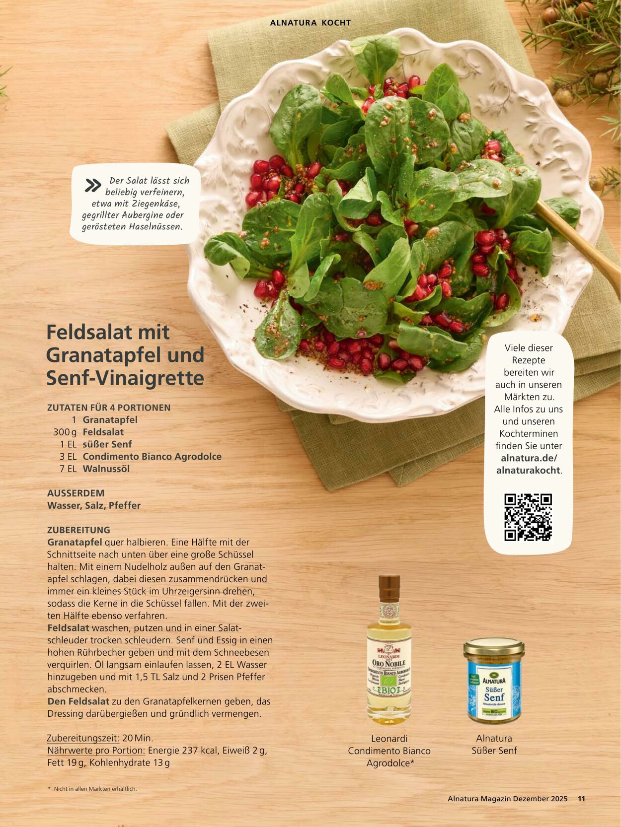 Prospekt Alnatura 01.12.2025 - 31.12.2025