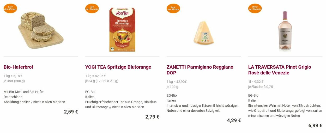 Prospekt Alnatura 29.09.2025 - 04.10.2025