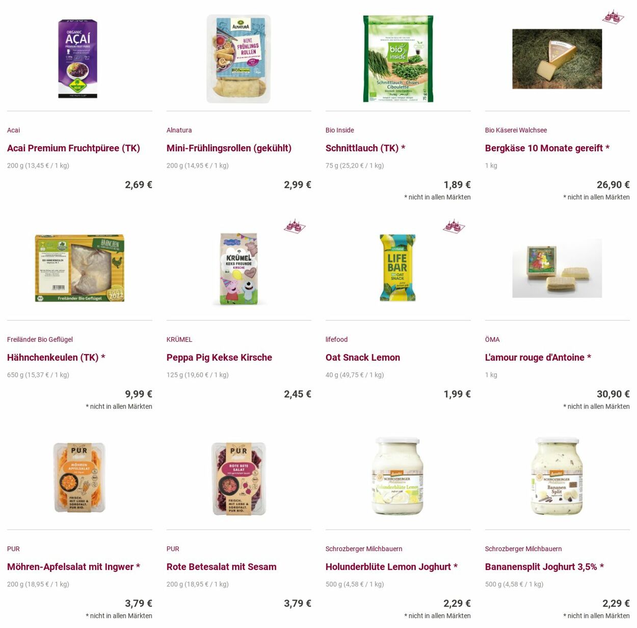 Prospekt Alnatura 18.08.2025 - 23.08.2025