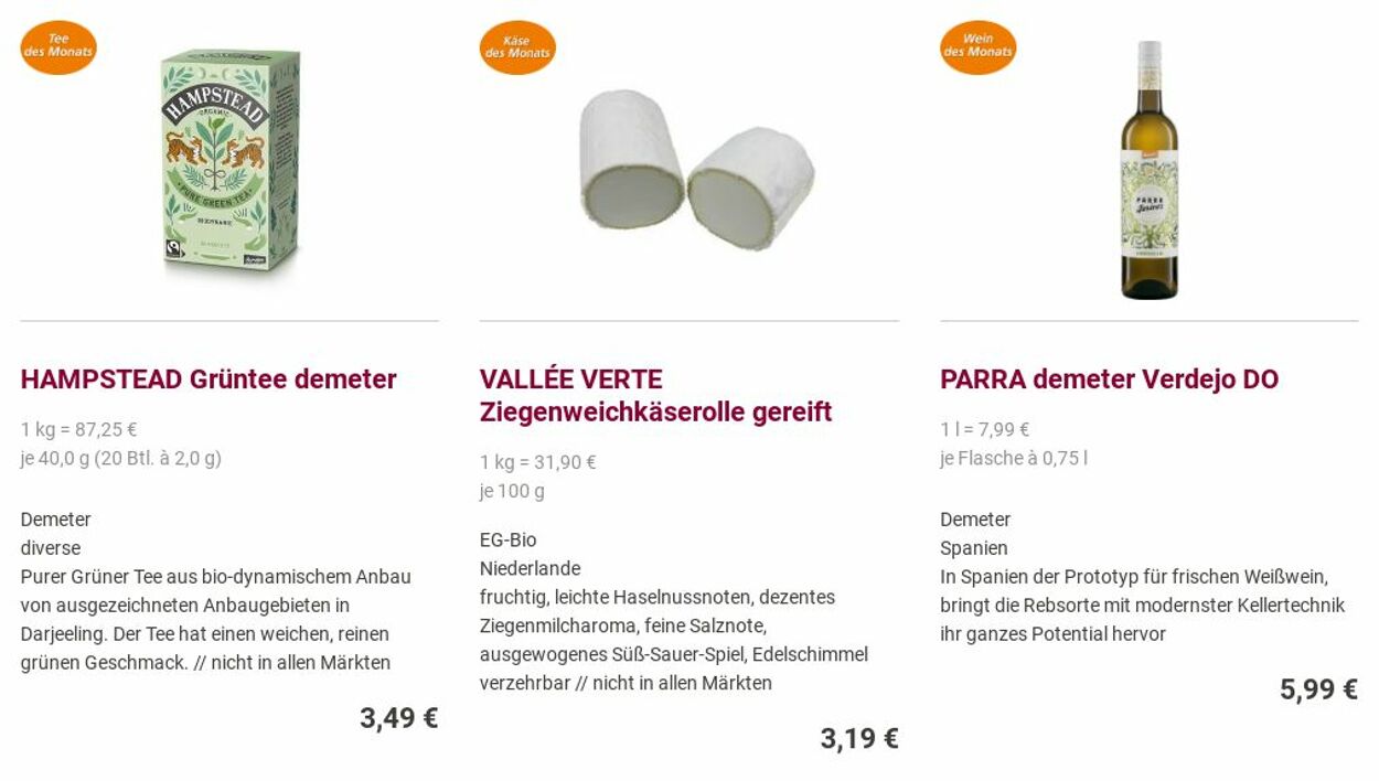 Prospekt Alnatura 04.08.2025 - 09.08.2025