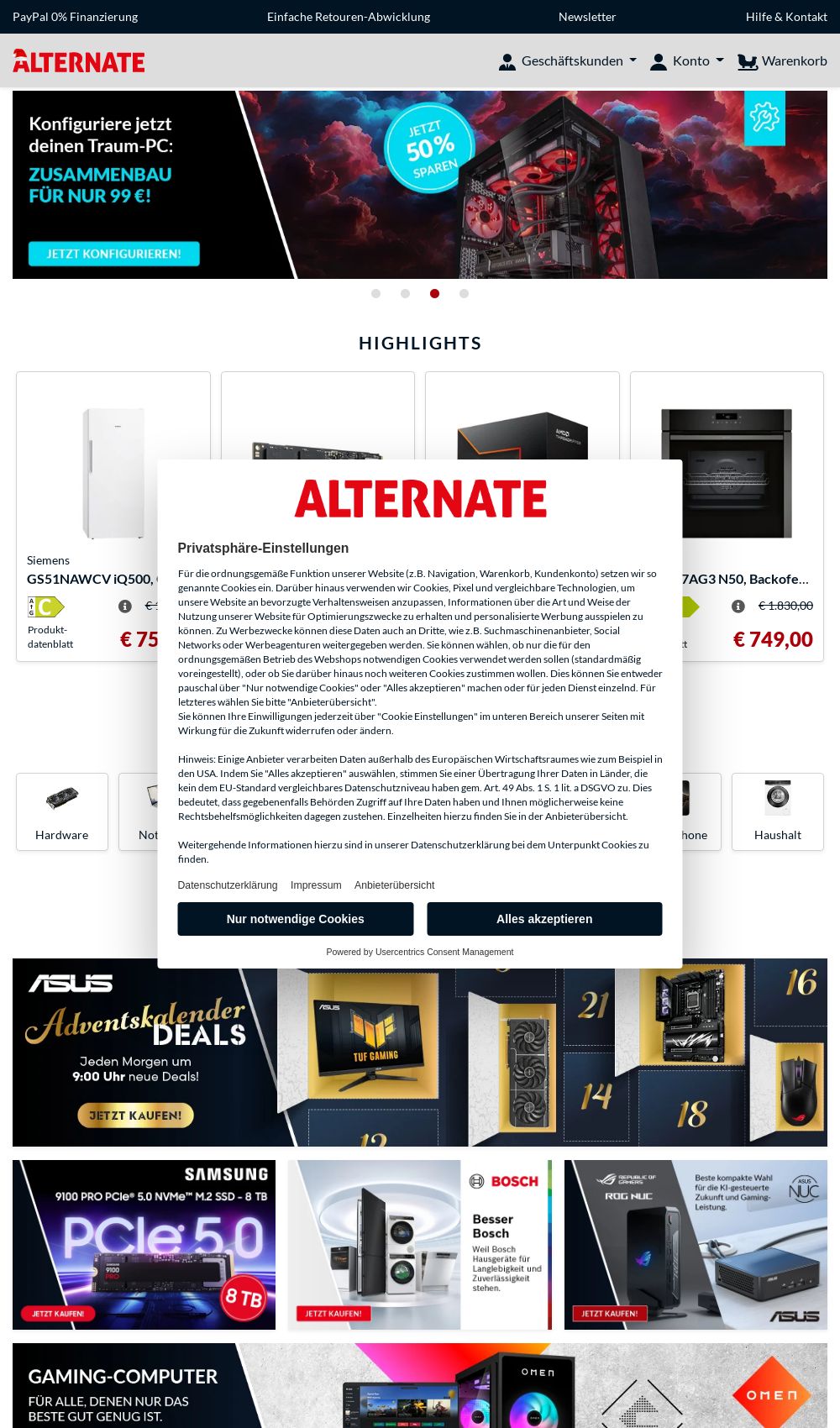 Prospekt Alternate 22.12.2025 - 31.12.2025