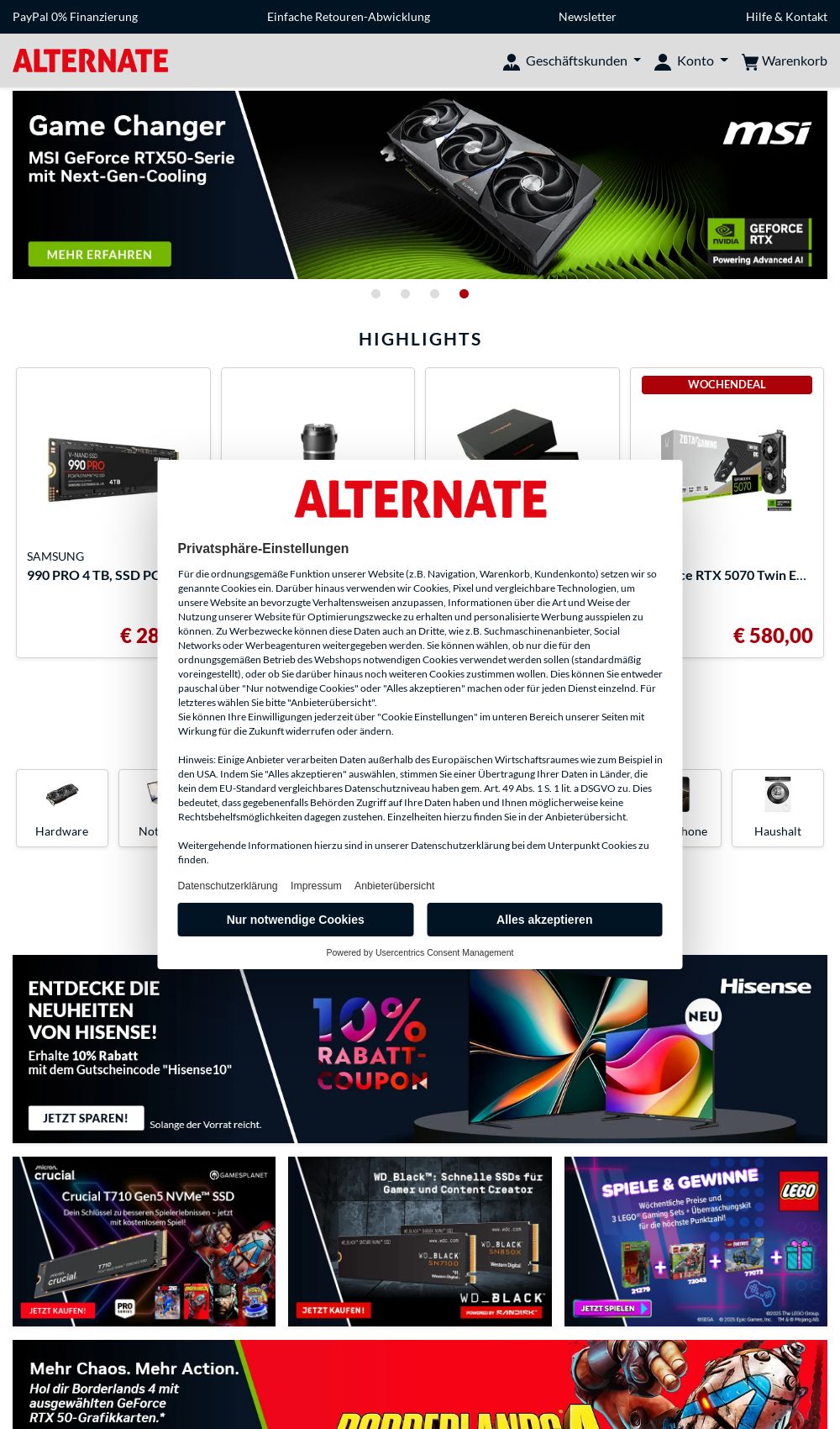 Prospekt Alternate 08.09.2025 - 17.09.2025