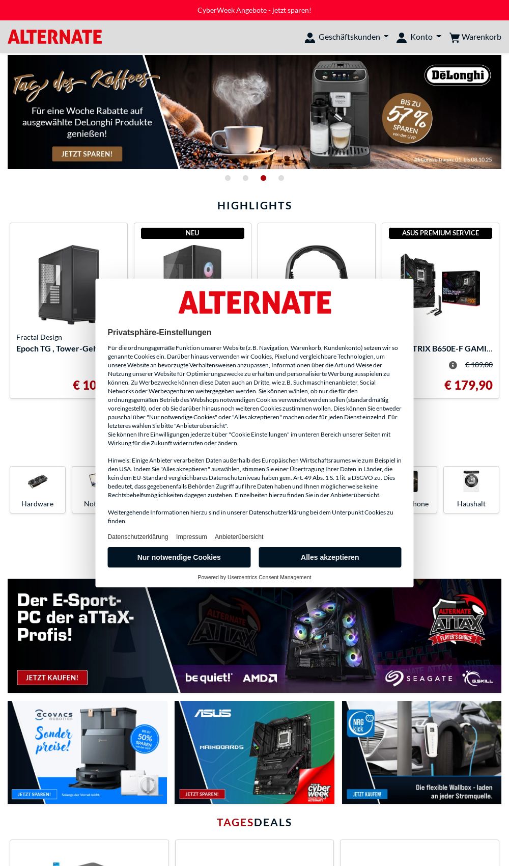 Prospekt Alternate 06.10.2025 - 15.10.2025