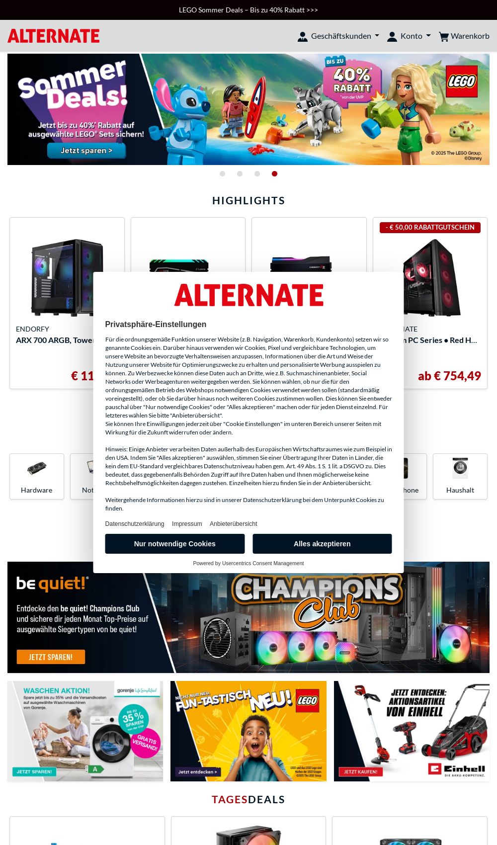 Prospekt Alternate 04.08.2025 - 13.08.2025
