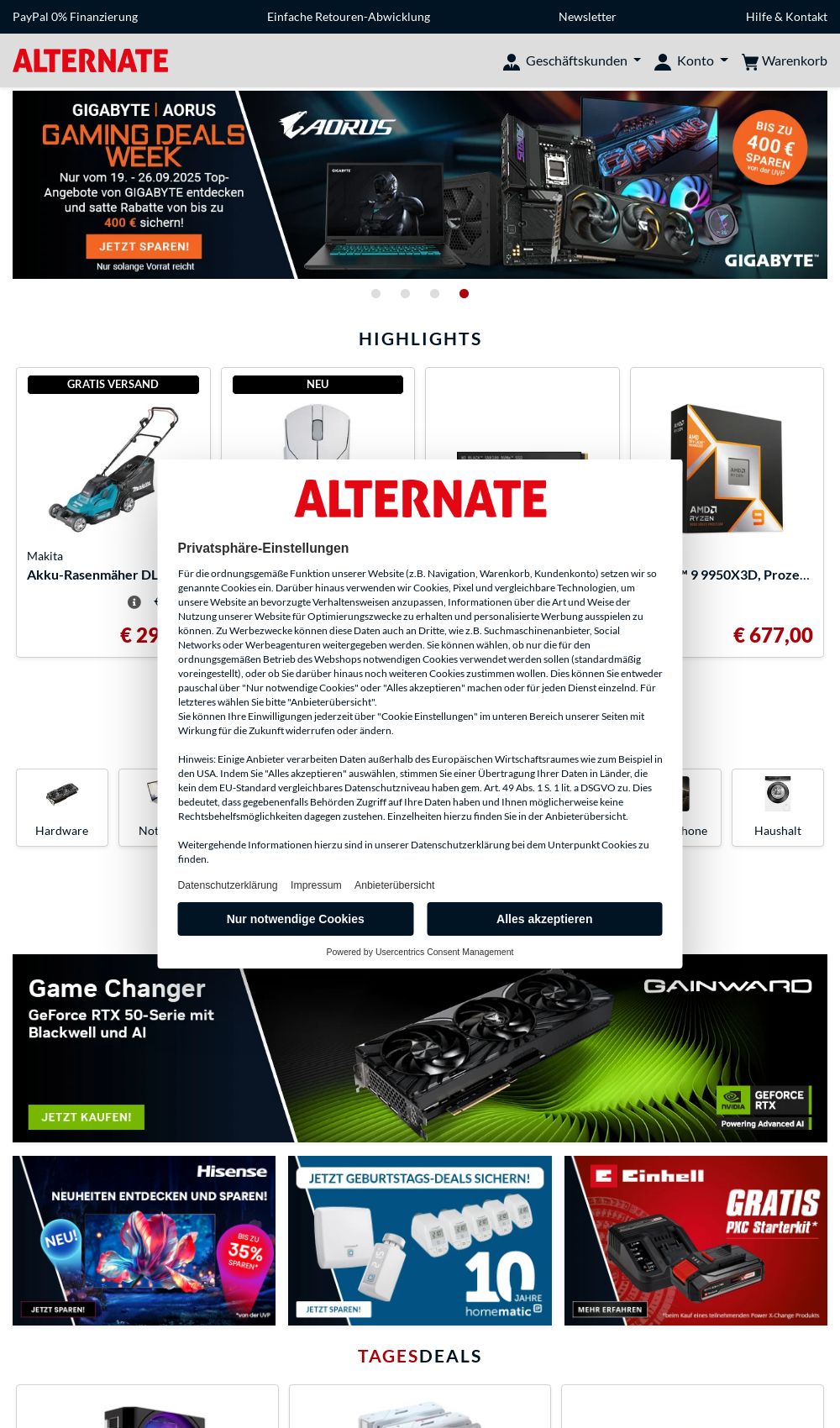 Prospekt Alternate 22.09.2025 - 01.10.2025