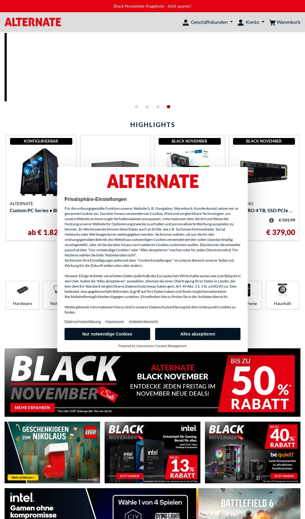 Prospekt Alternate 24.11.2025 - 03.12.2025