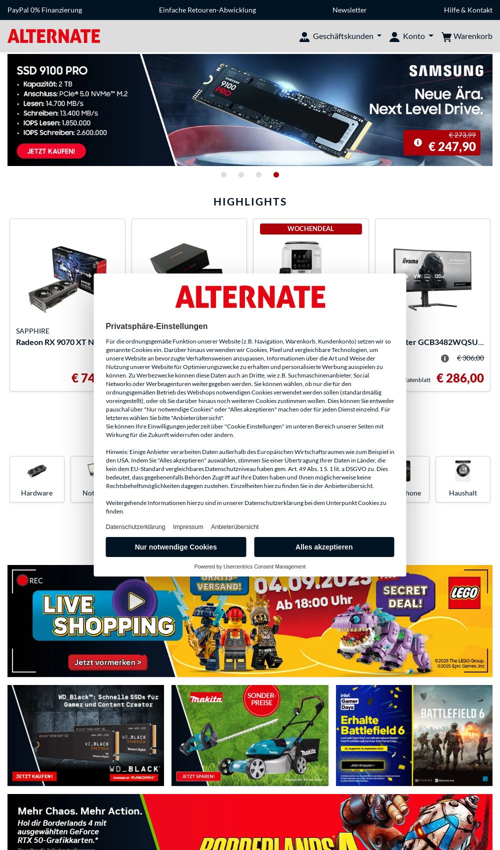 Prospekt Alternate 01.09.2025 - 10.09.2025