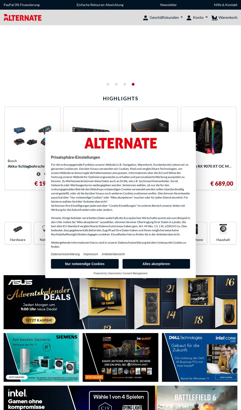 Prospekt Alternate 15.12.2025 - 24.12.2025