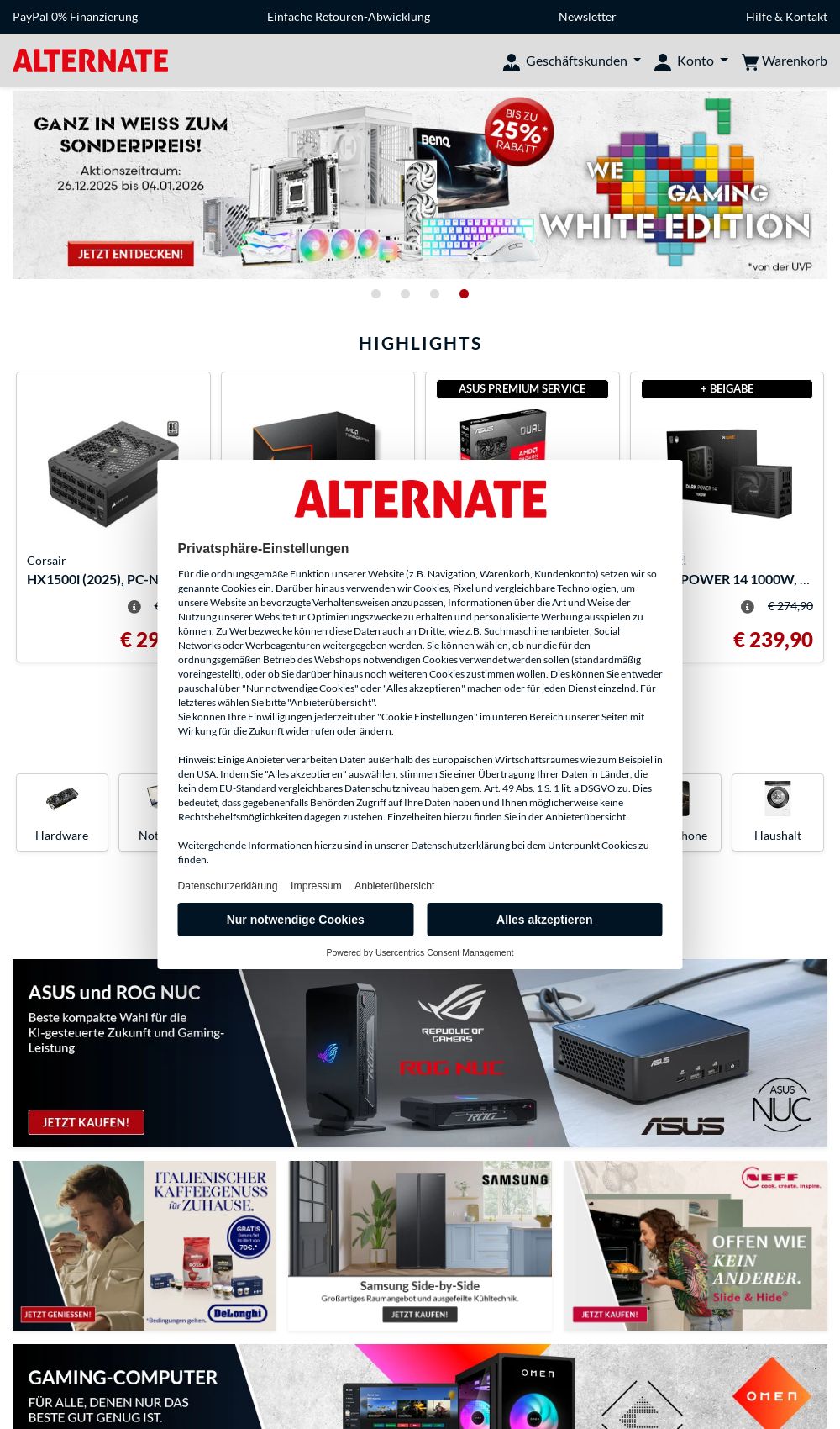 Prospekt Alternate 29.12.2025 - 07.01.2026