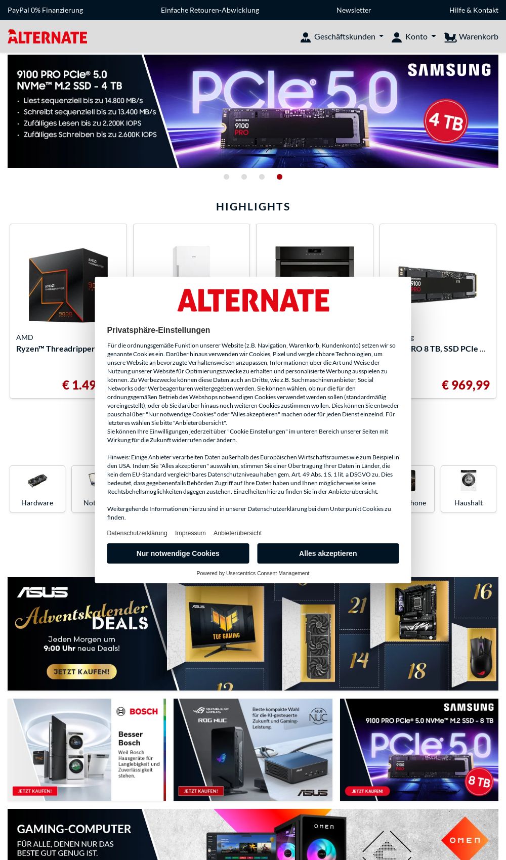 Prospekt Alternate 22.12.2025 - 31.12.2025
