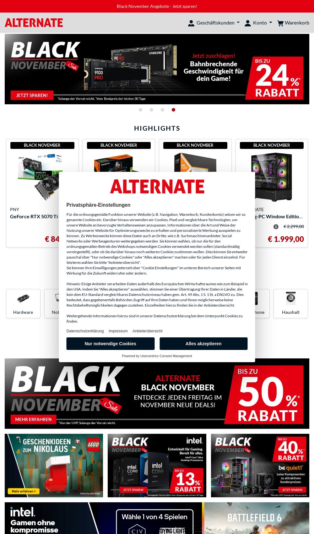 Prospekt Alternate 24.11.2025 - 03.12.2025