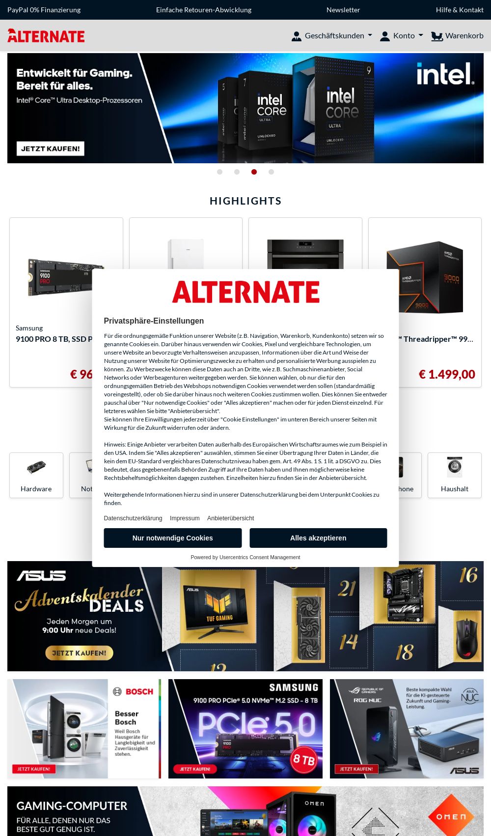 Prospekt Alternate 22.12.2025 - 31.12.2025