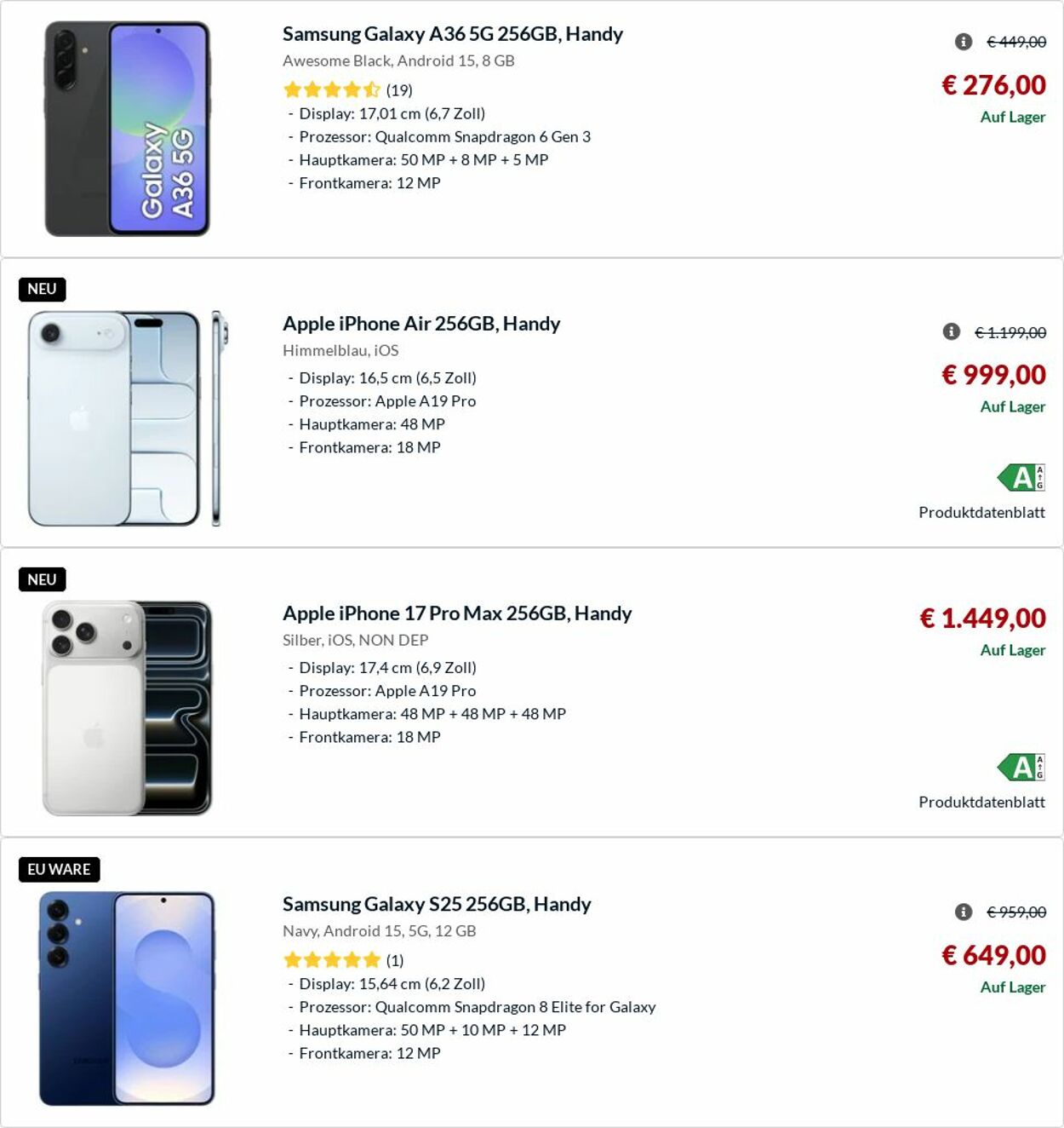 Prospekt Alternate 22.12.2025 - 31.12.2025