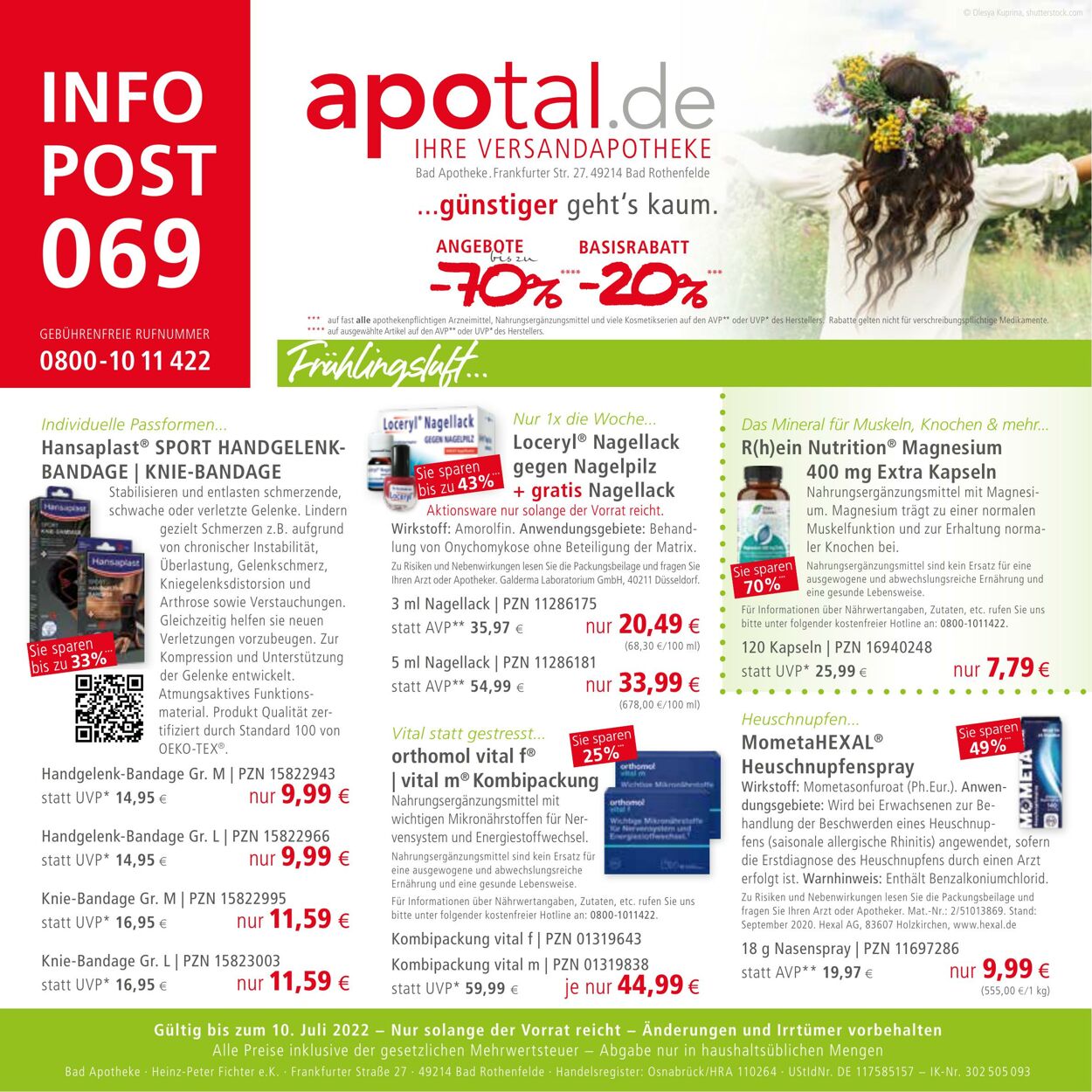 Prospekt Apotal 19.05.2022 - 10.06.2022