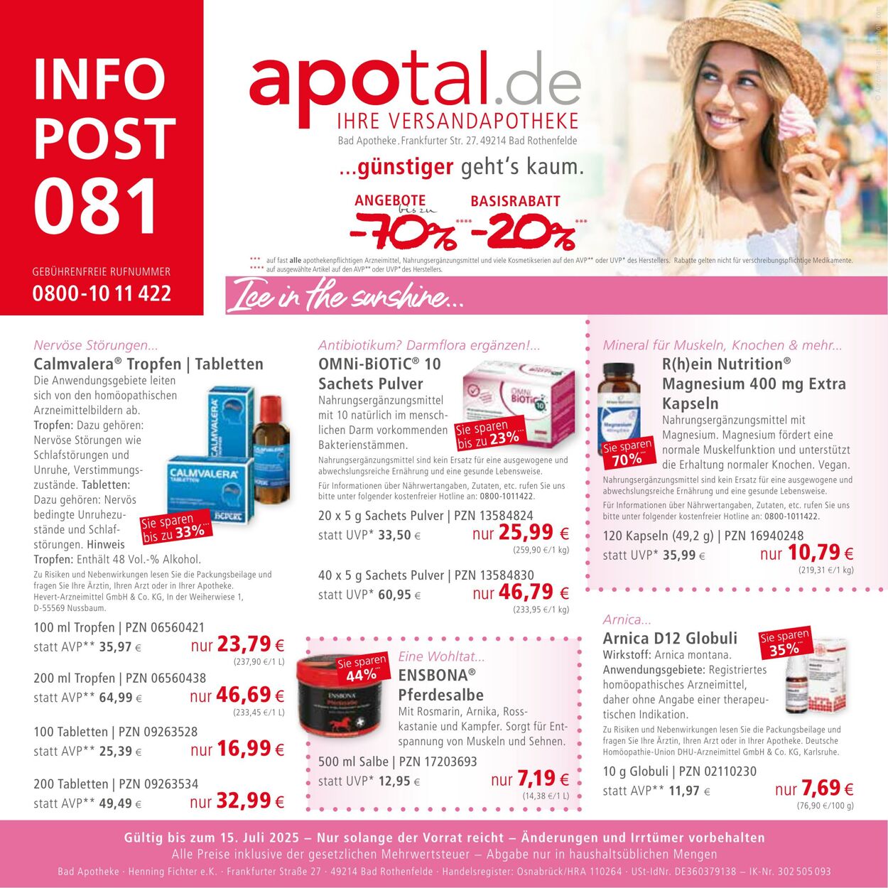 Prospekt Apotal 04.06.2025 - 18.06.2025