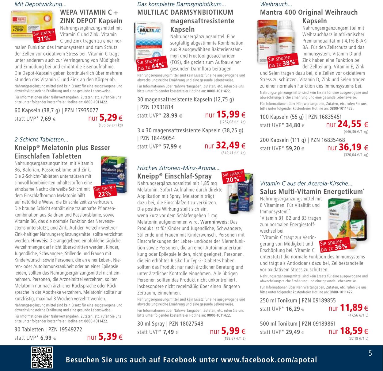 Prospekt Apotal 09.12.2025 - 23.12.2025