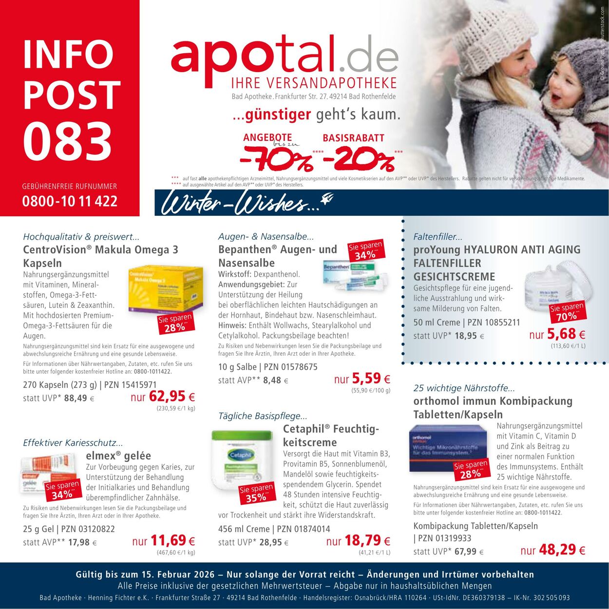 Prospekt Apotal 09.12.2025 - 23.12.2025