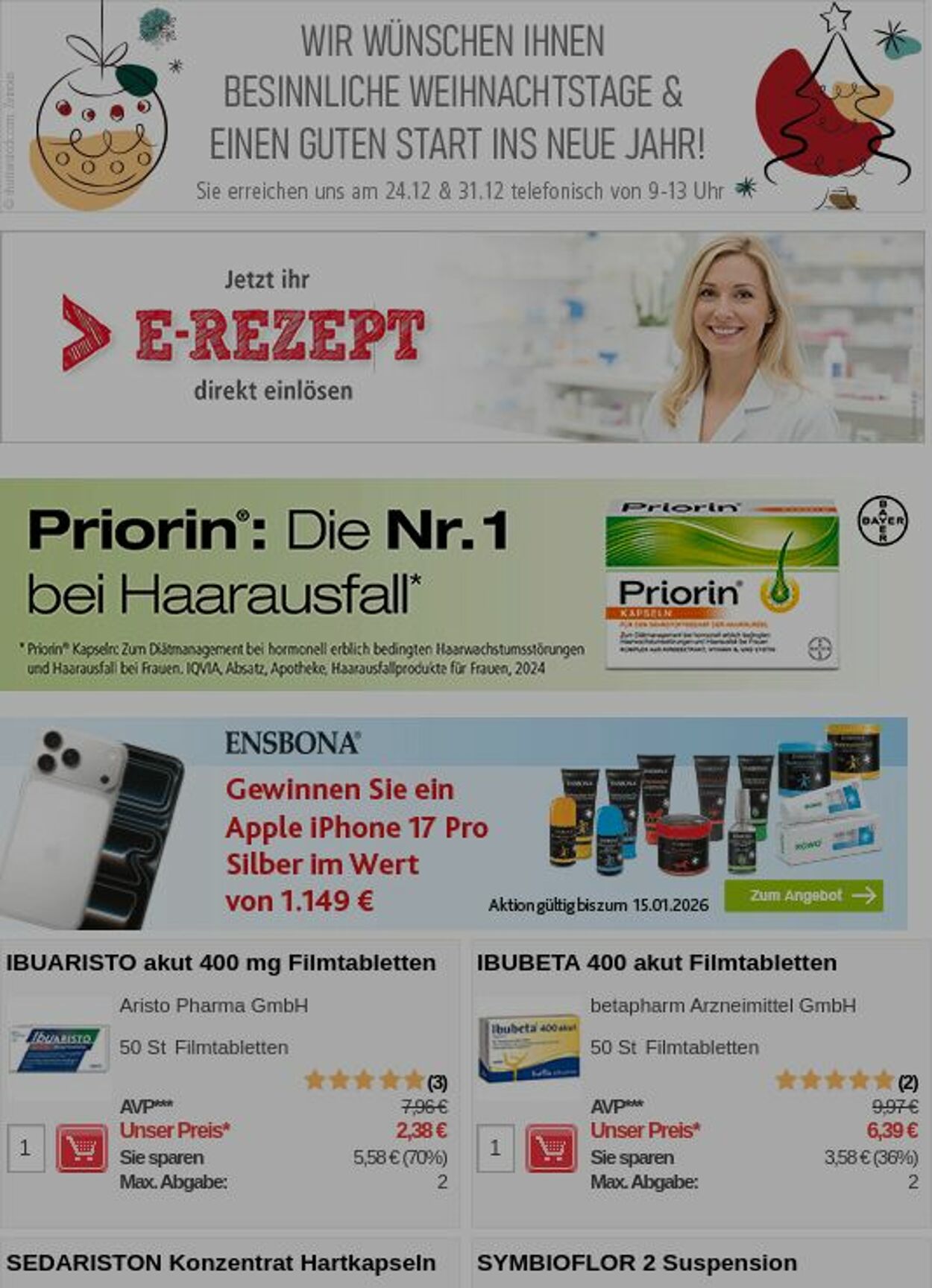 Prospekt Apotal 29.12.2025 - 07.01.2026