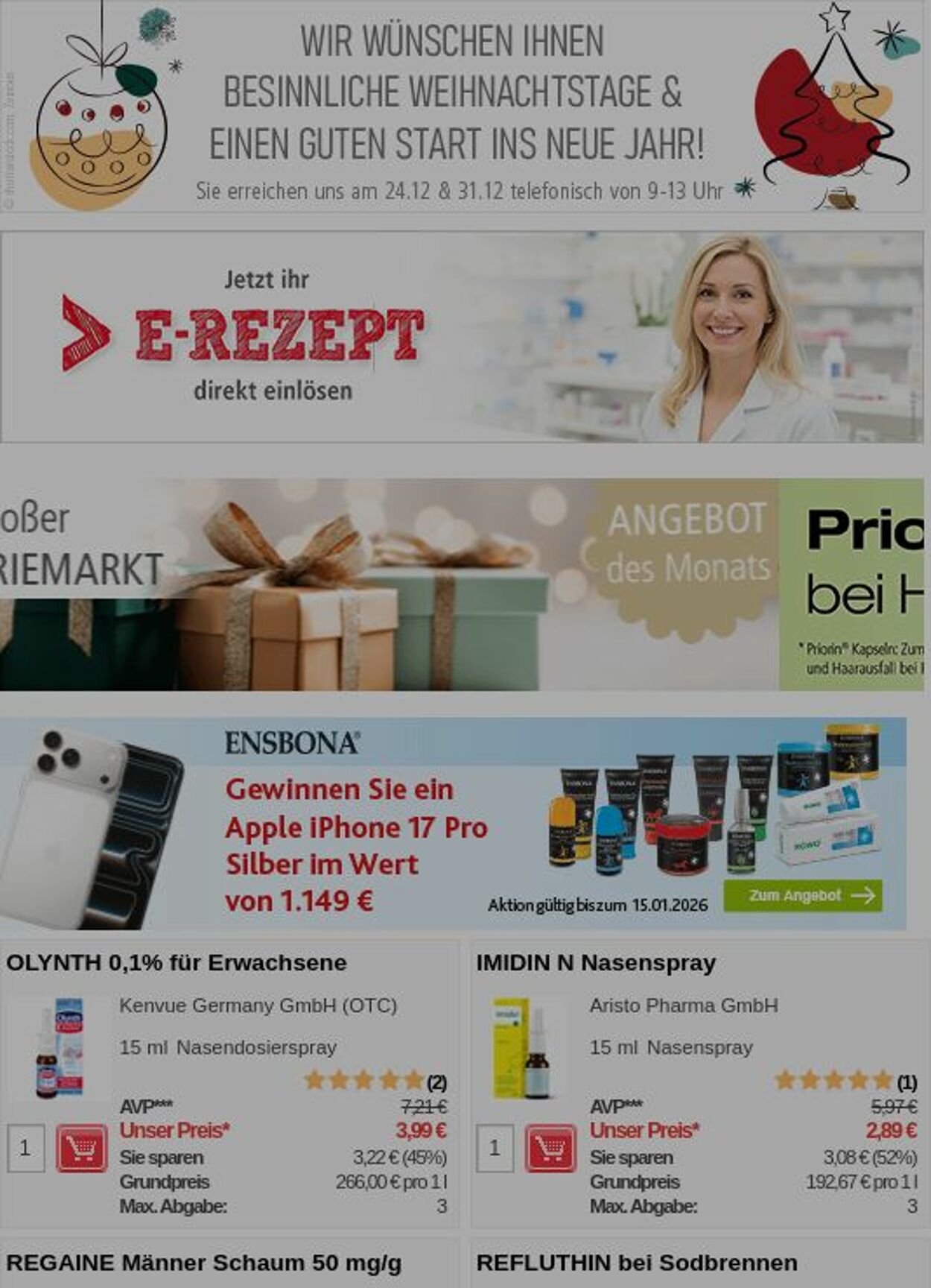 Prospekt Apotal 15.12.2025 - 24.12.2025
