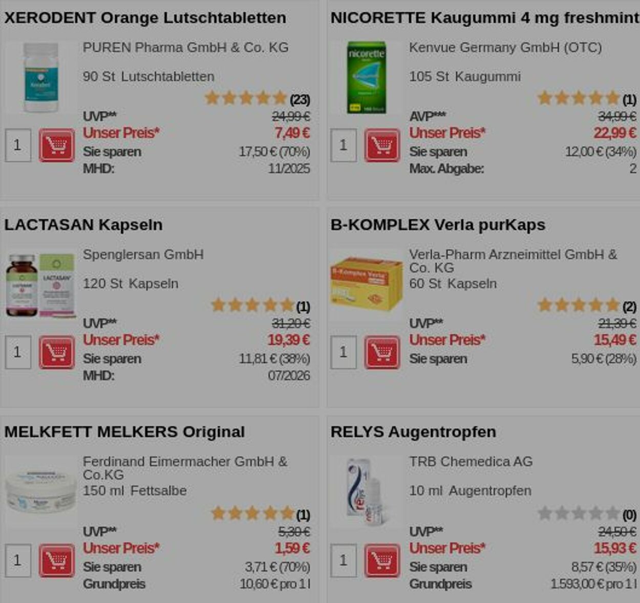 Prospekt Apotal 11.08.2025 - 20.08.2025