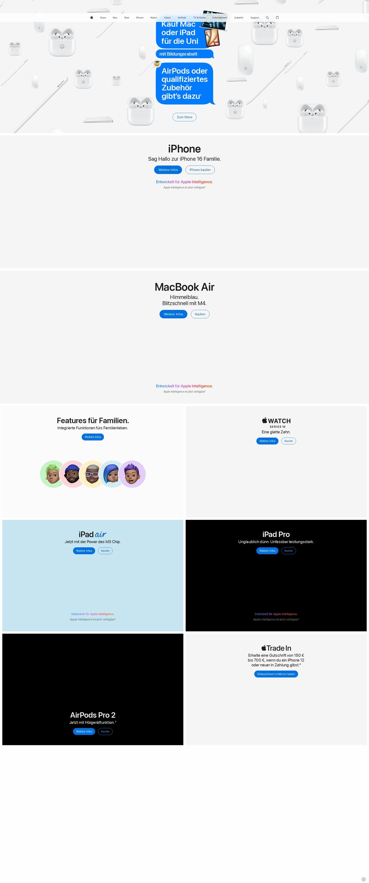 Prospekt Apple 04.08.2025 - 13.08.2025