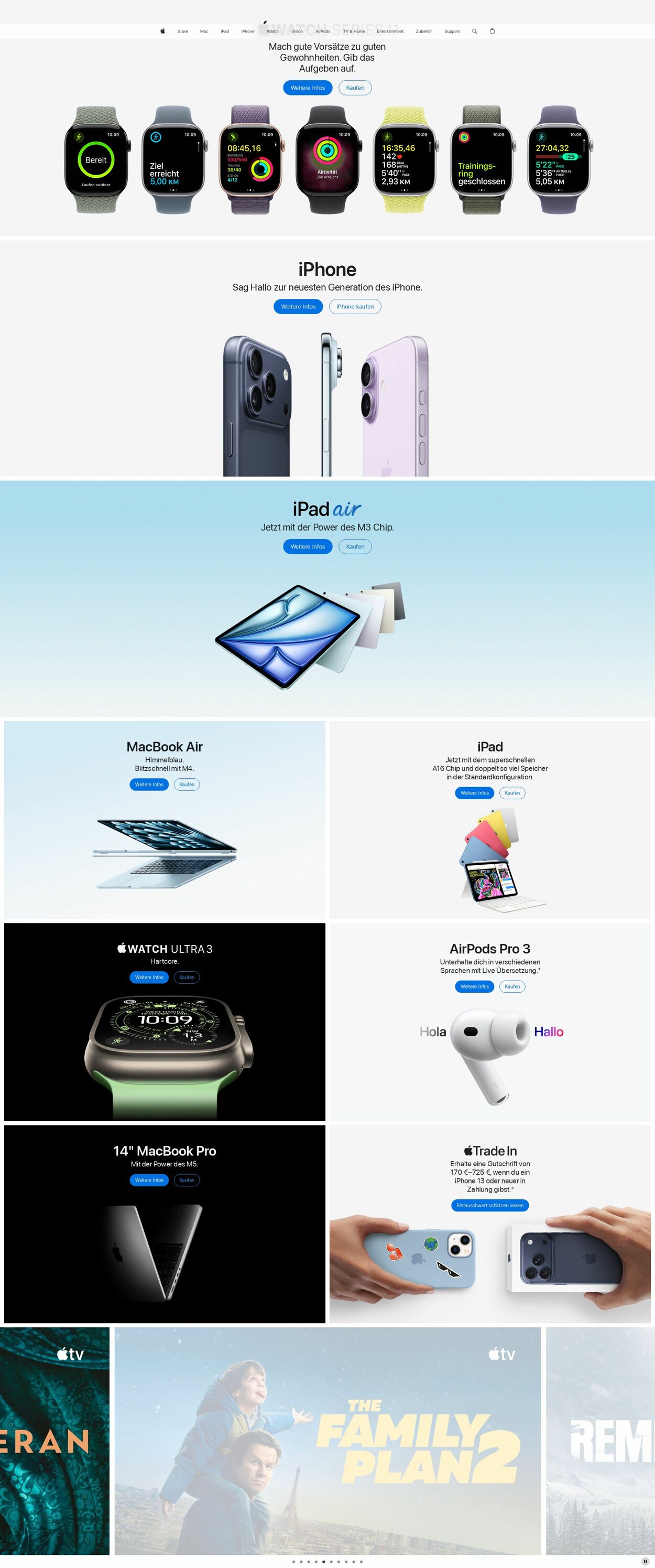 Apple Wöchentliche Prospekte