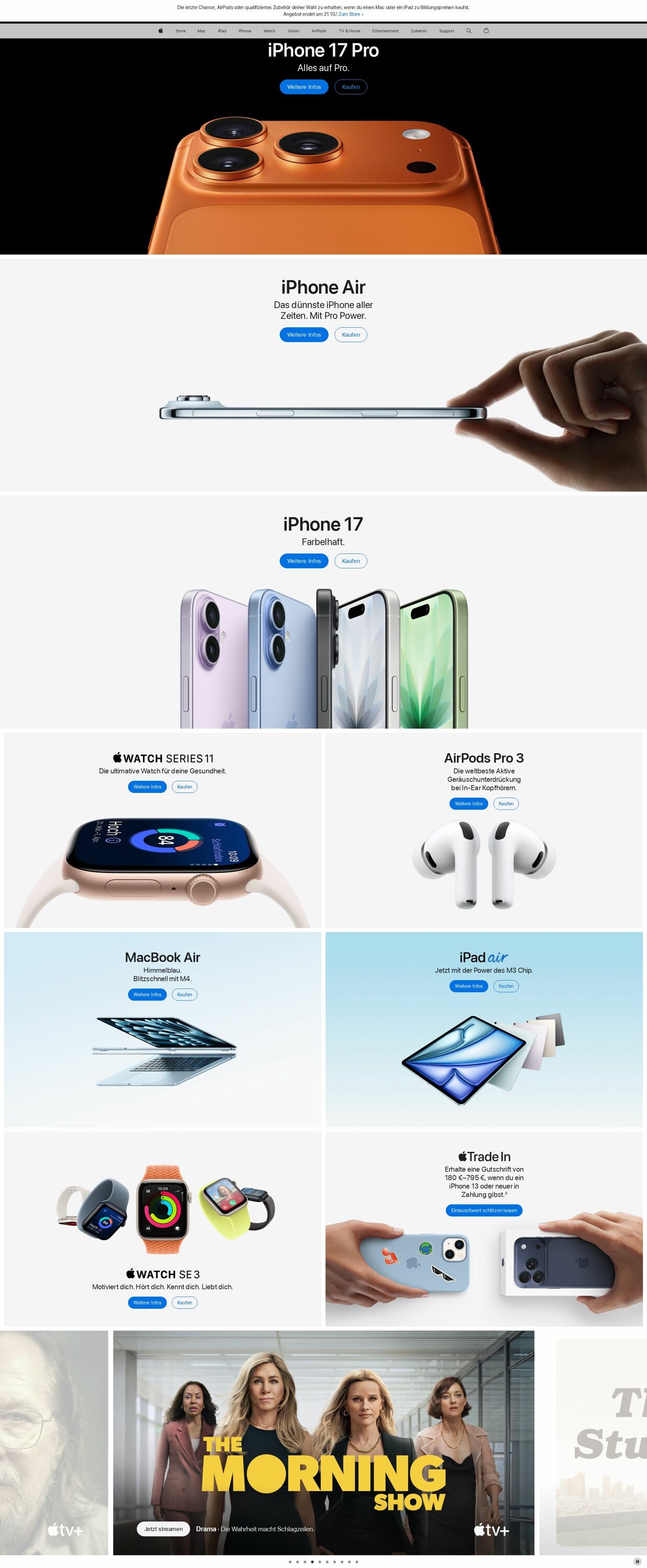 Prospekt Apple 13.10.2025 - 22.10.2025
