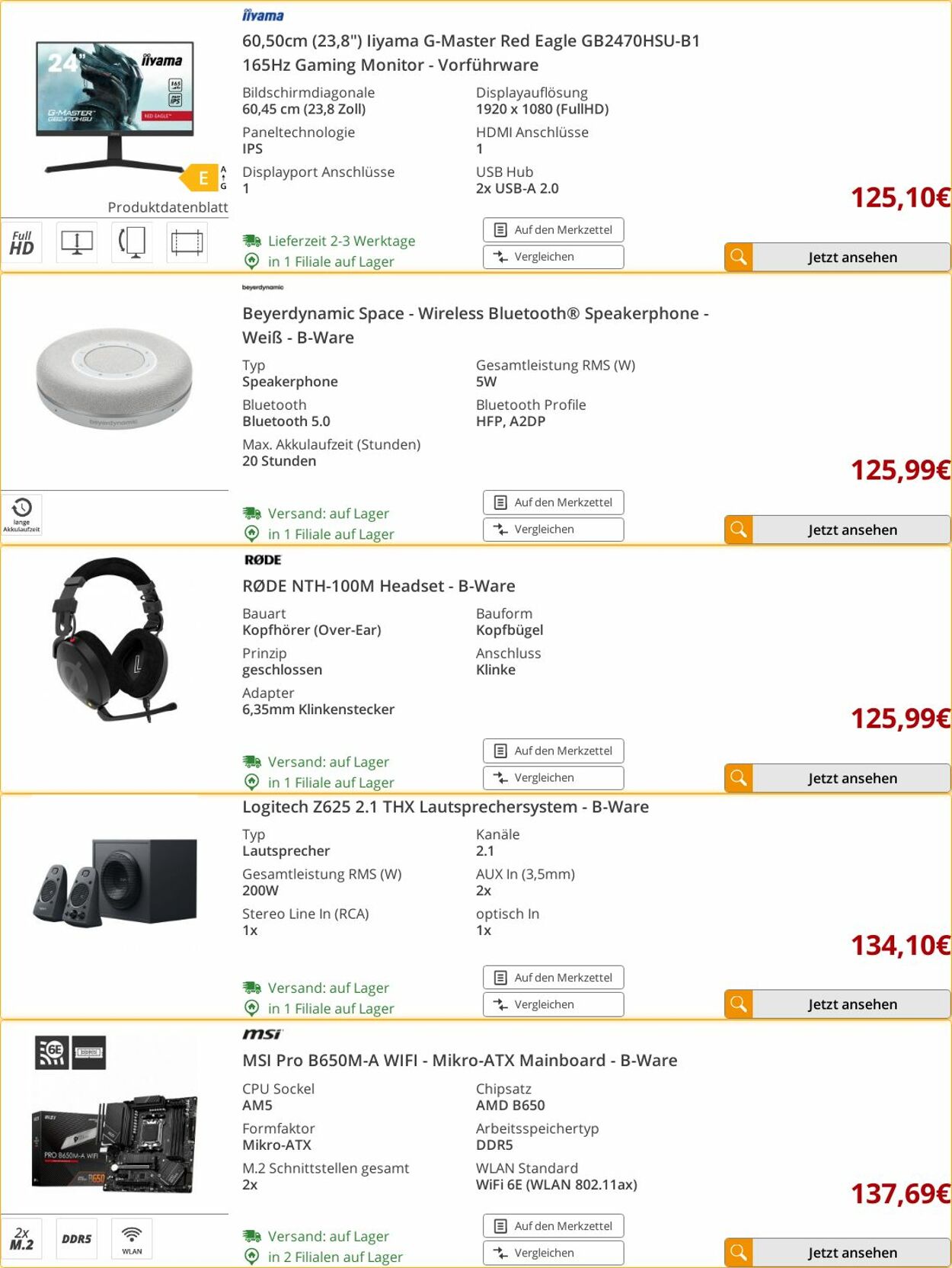 Prospekt Arlt 11.08.2025 - 17.08.2025