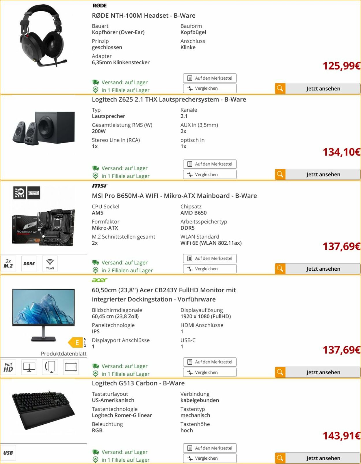 Prospekt Arlt 04.08.2025 - 10.08.2025