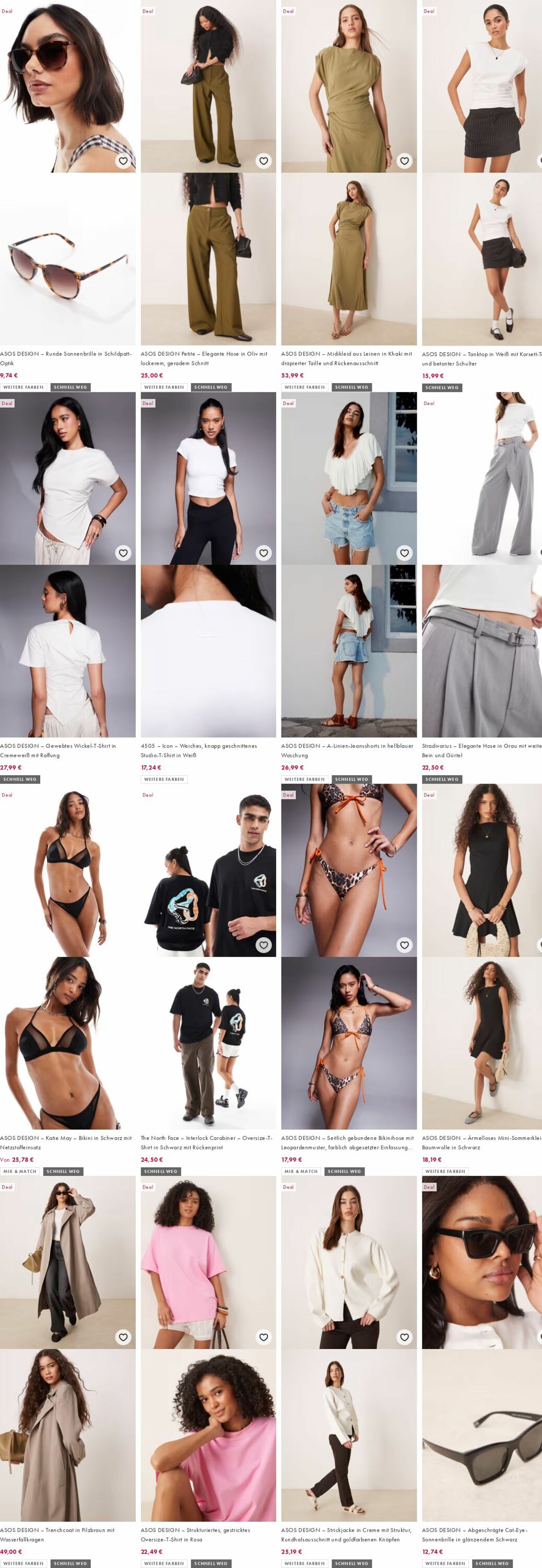 Prospekt Asos 04.08.2025 - 13.08.2025