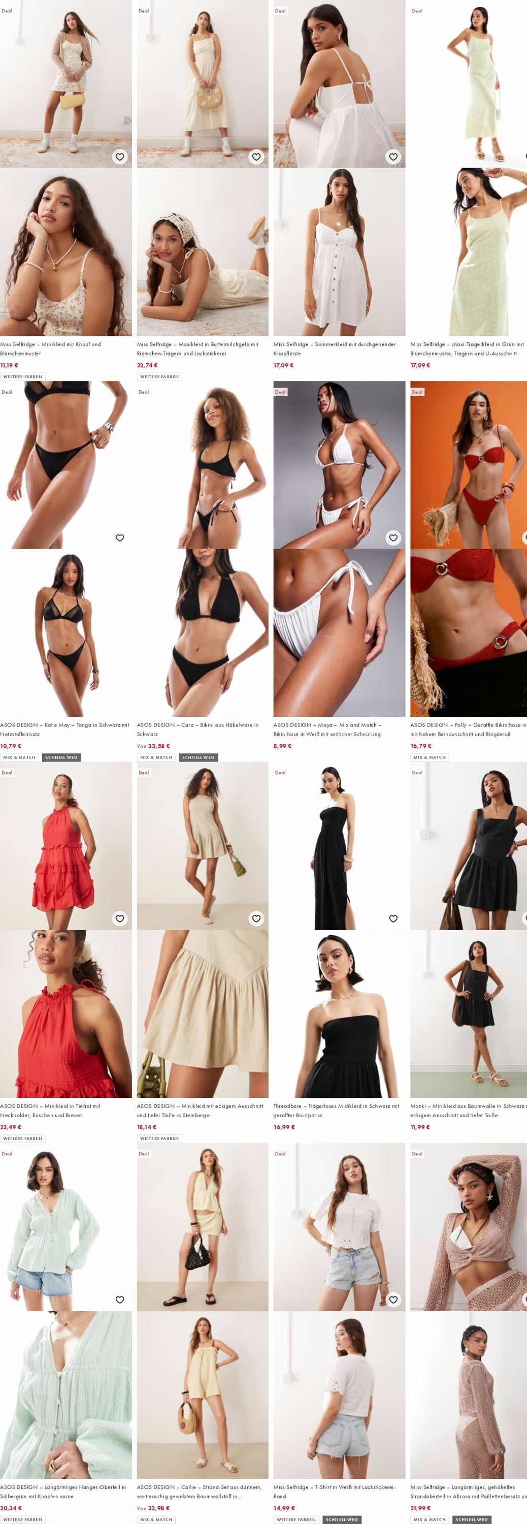 Prospekt Asos 04.08.2025 - 13.08.2025